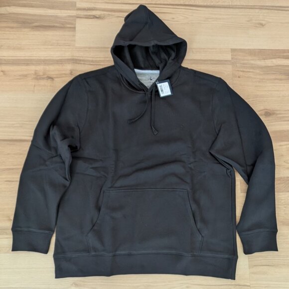 NWT TailorByrd Black Thermal Hoodie Pullover XXL Soft Sweatshirt